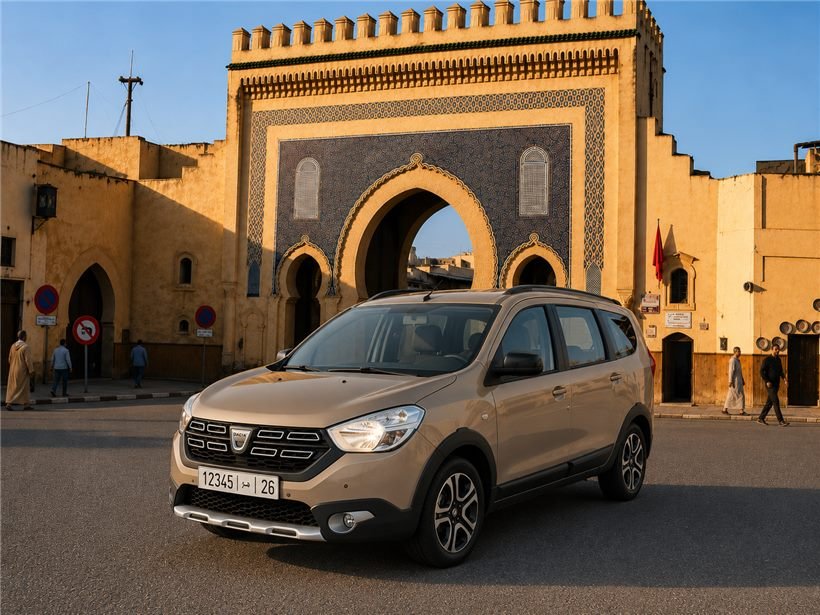Dacia Lodgy en location à Fès — 7 places